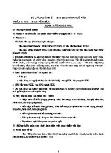 Đề cương ôn tập THPT năm 2015 môn Ngữ văn